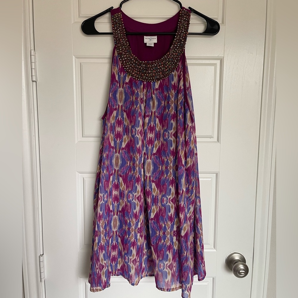 Jaclyn Smith beaded polyester tank - XXL